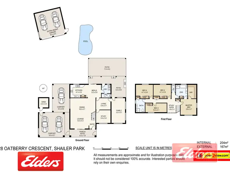 Floorplan of Homely house listing, 28 Oatberry Crescent, Shailer Park QLD 4128