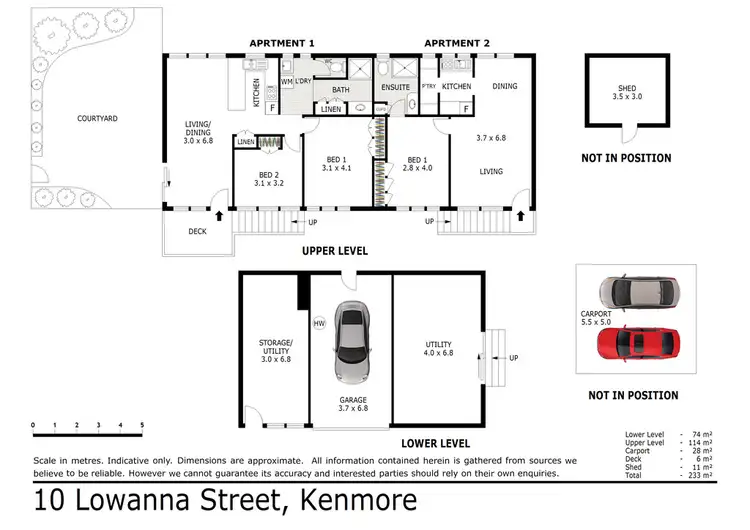 Floorplan of Homely house listing, 10 Lowanna Street, Kenmore QLD 4069