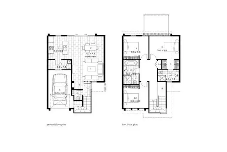 Floorplan of Homely townhouse listing, 27/1 Ancora Crescent, Hope Island QLD 4212