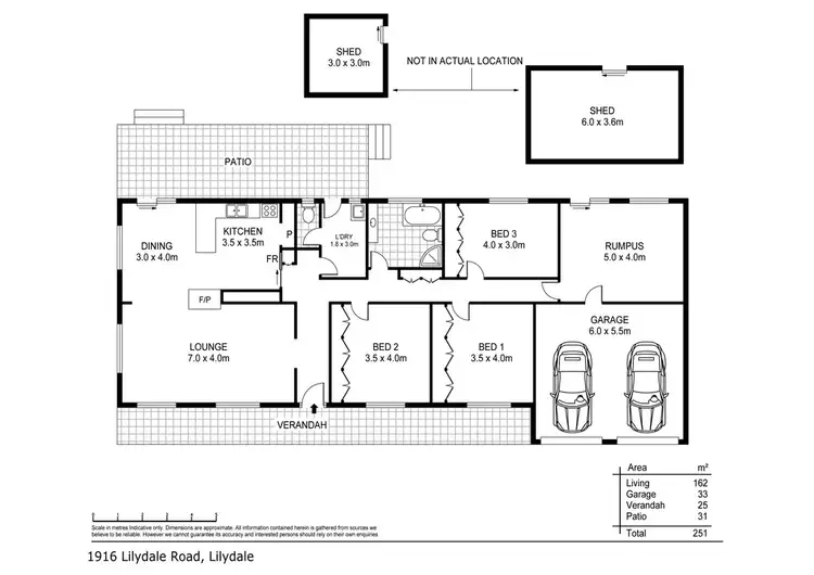 Floorplan of Homely house listing, 1916 Lilydale Road, Lilydale TAS 7268