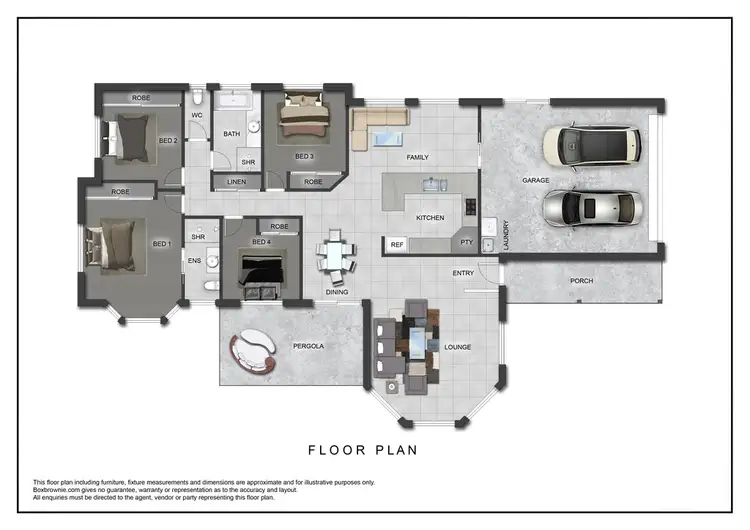 Floorplan of Homely house listing, 21 Ruddell Close, Marian QLD 4753