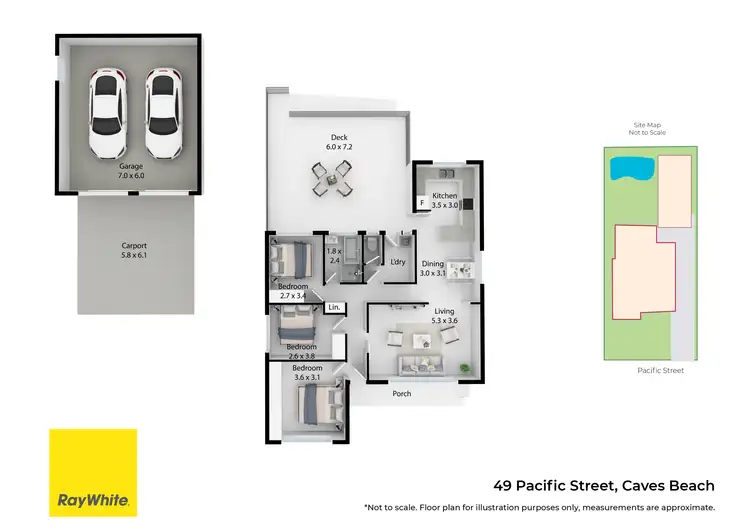 Floorplan of Homely house listing, 49 Pacific Street, Caves Beach NSW 2281