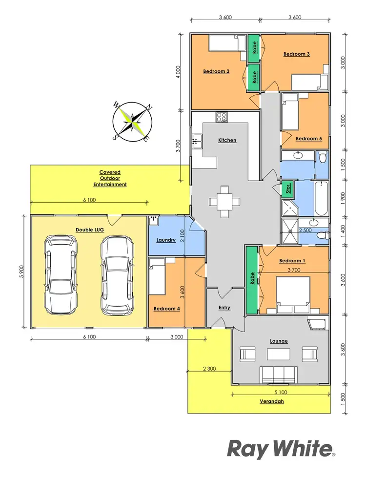 Floorplan of Homely house listing, 4 Andrew Close, Taree NSW 2430
