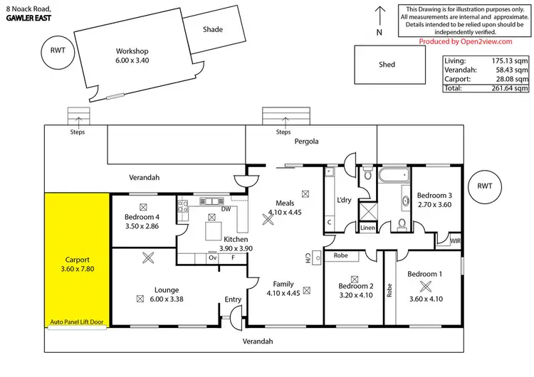 Floorplan of Homely house listing, 8 Noack Road, Gawler East SA 5118