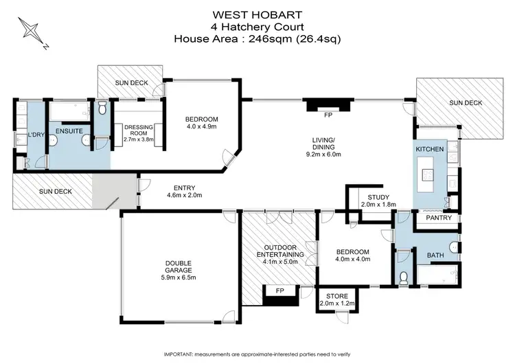 Floorplan of Homely house listing, 4 Hatchery Court, West Hobart TAS 7000
