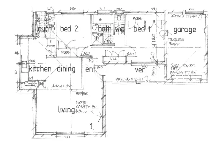 Floorplan of Homely unit listing, 1/51 Charles Street, Wodonga VIC 3690
