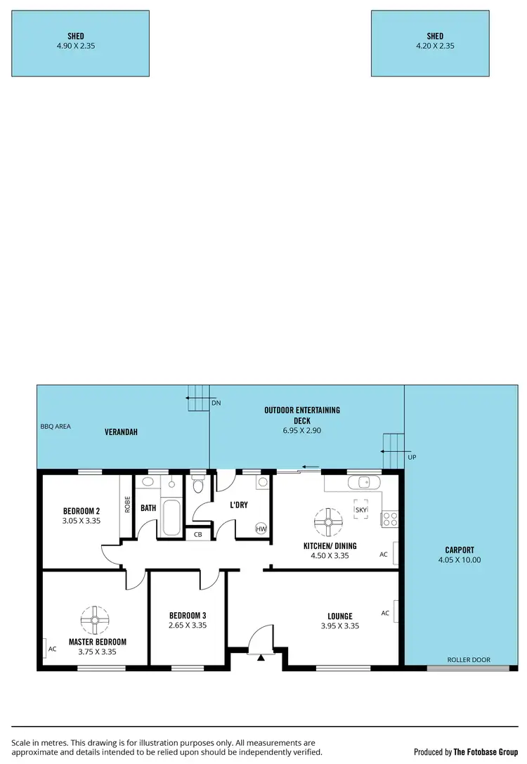 Floorplan of Homely house listing, 18 Helen Street, Christie Downs SA 5164