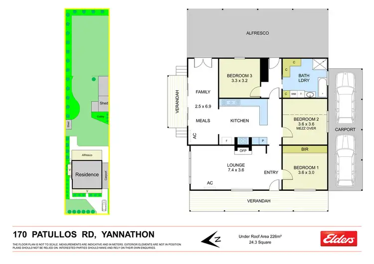 Floorplan of Homely house listing, 170 PATULLOS ROAD, Yannathan VIC 3981