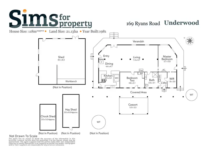 Floorplan of Homely house listing, 169 Ryans Road, Underwood TAS 7268