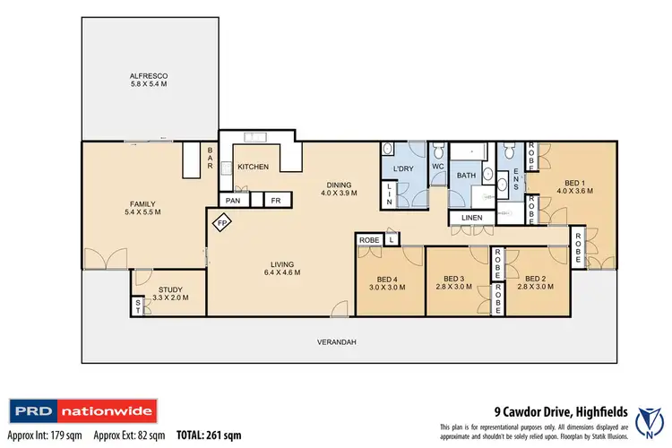 Floorplan of Homely house listing, 9 Cawdor Drive, Highfields QLD 4352