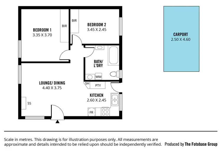 Floorplan of Homely unit listing, 3/11 Waterman Terrace, Mitchell Park SA 5043