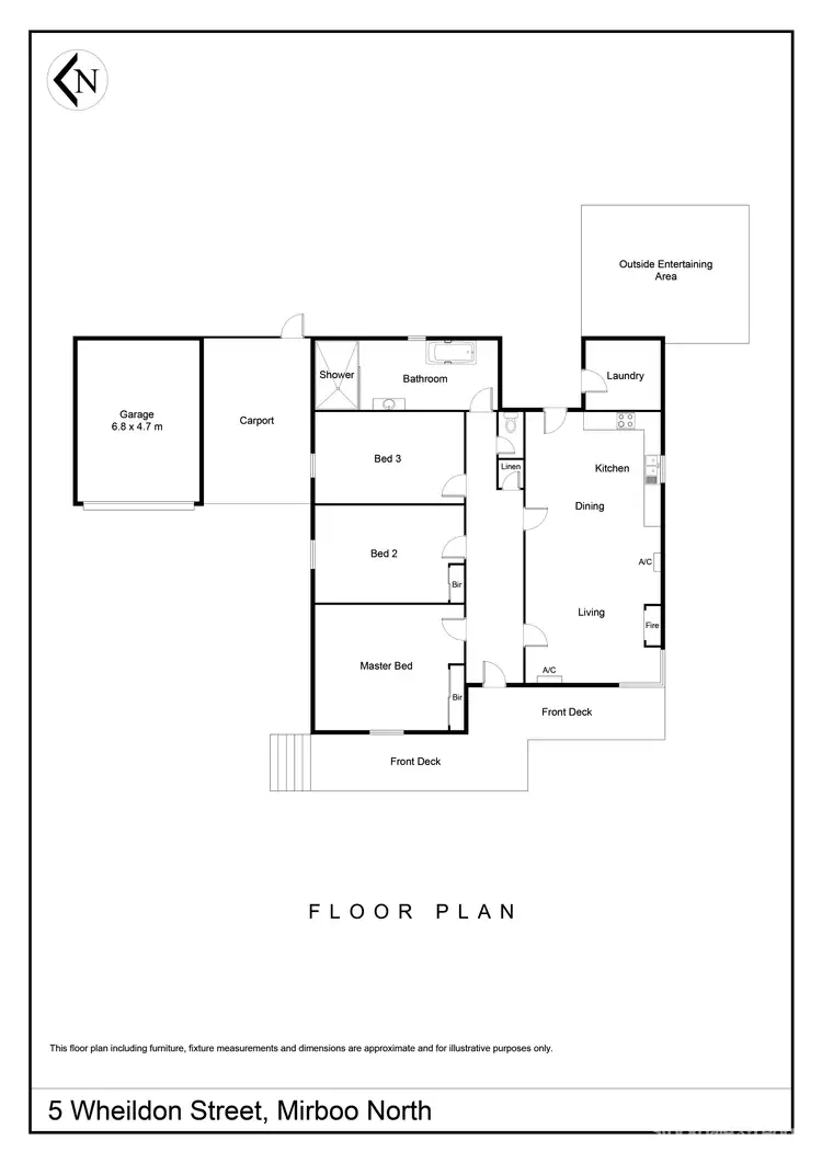 Floorplan of Homely house listing, 5 Wheildon Street, Mirboo North VIC 3871