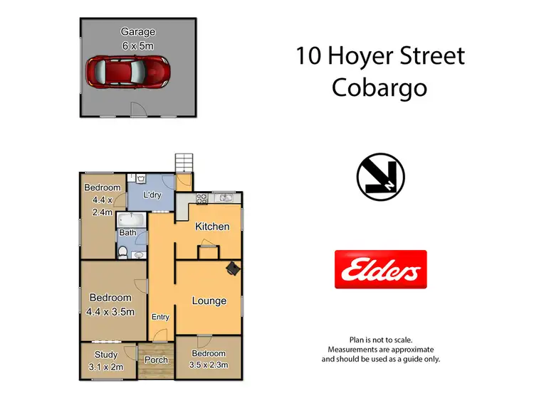 Floorplan of Homely house listing, 10 Hoyer St, Cobargo NSW 2550