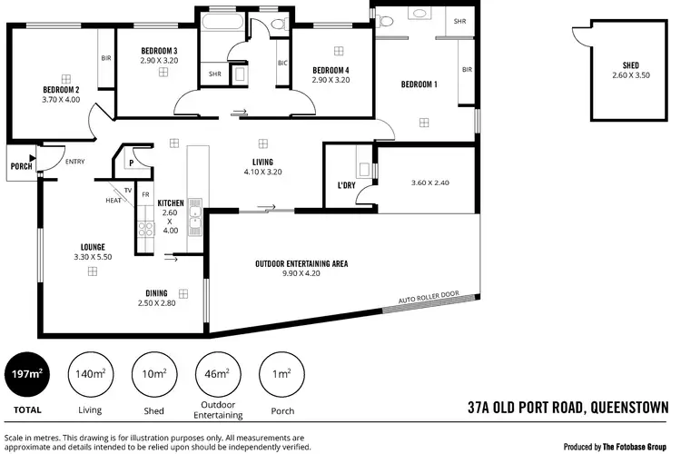 Floorplan of Homely house listing, 37A Old Port Road, Queenstown SA 5014