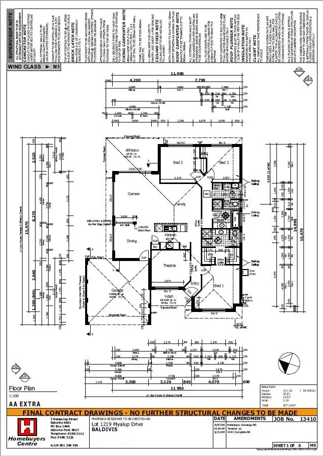 Floorplan of Homely house listing, 10 Myalup Drive, Baldivis WA 6171