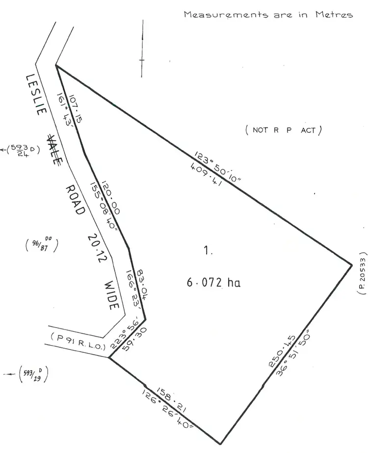 Floorplan of Homely land listing, 391 Leslie Road, Kingston TAS 7050