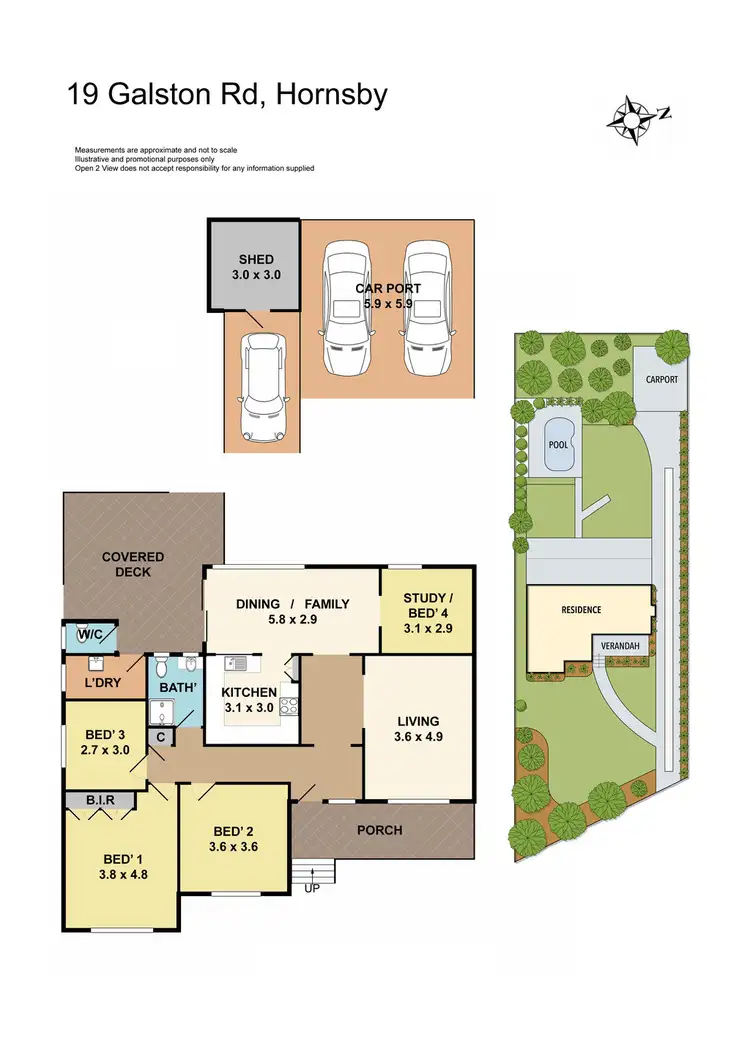 Floorplan of Homely house listing, 19 Galston Road, Hornsby NSW 2077