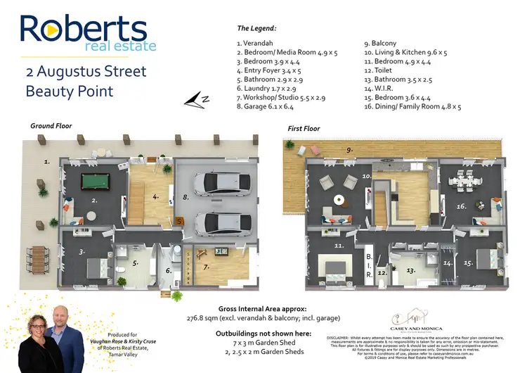 Floorplan of Homely house listing, 2 Augustus Street, Beauty Point TAS 7270