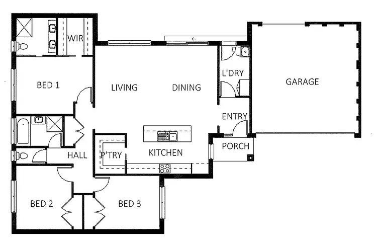 Floorplan of Homely house listing, 2/15 Henry Street, Koo Wee Rup VIC 3981