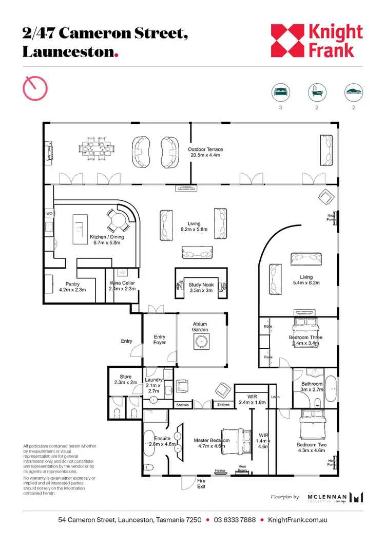 Floorplan of Homely house listing, 2/47 Cameron Street, Launceston TAS 7250