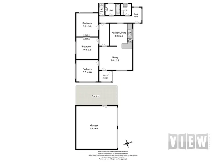 Floorplan of Homely house listing, 98 Mary Street, East Devonport TAS 7310