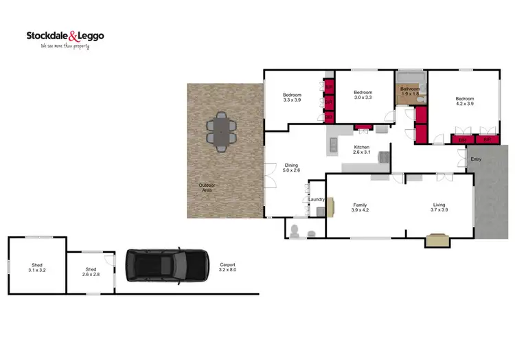 Floorplan of Homely house listing, 60 Moore Street, Traralgon VIC 3844