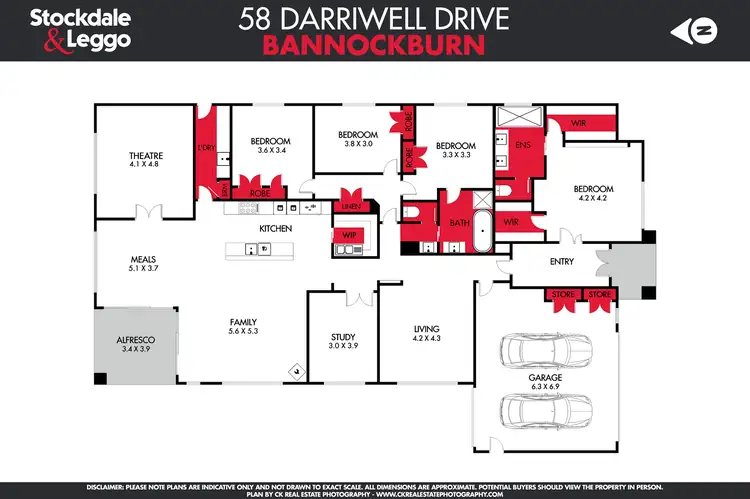 Floorplan of Homely house listing, 58 Darriwell Drive, Bannockburn VIC 3331