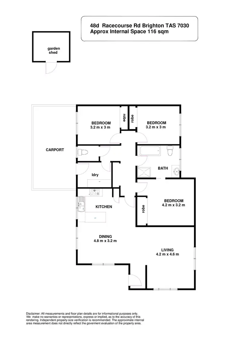 Floorplan of Homely house listing, 48D Racecourse Road, Brighton TAS 7030