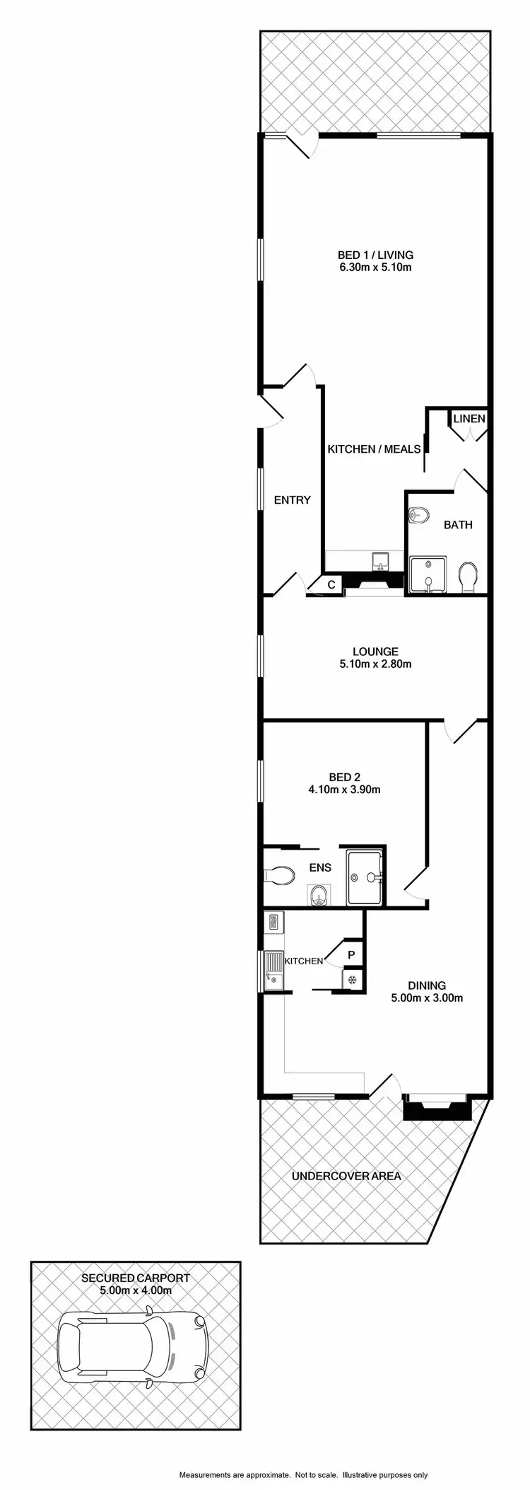 Floorplan of Homely house listing, 54 Conness Street, Chiltern VIC 3683