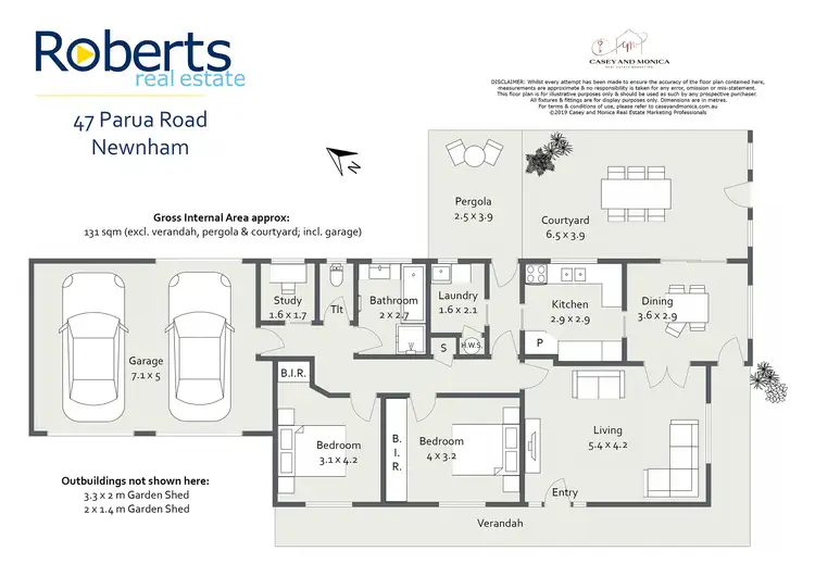 Floorplan of Homely house listing, 47 Parua Road, Newnham TAS 7248
