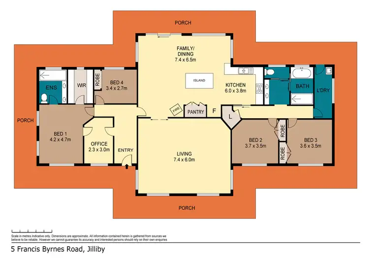 Floorplan of Homely rural property listing, 5 Francis Byrnes Road, Jilliby NSW 2259