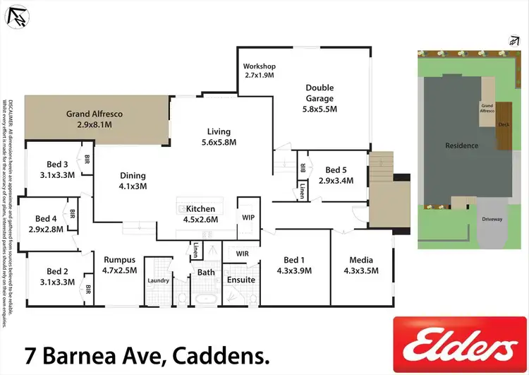 Floorplan of Homely house listing, 7 Barnea Avenue, Caddens NSW 2747
