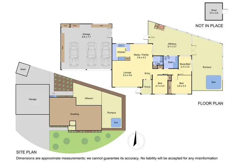 Floorplan of Homely house listing, 5 Garden Avenue, Boronia VIC 3155