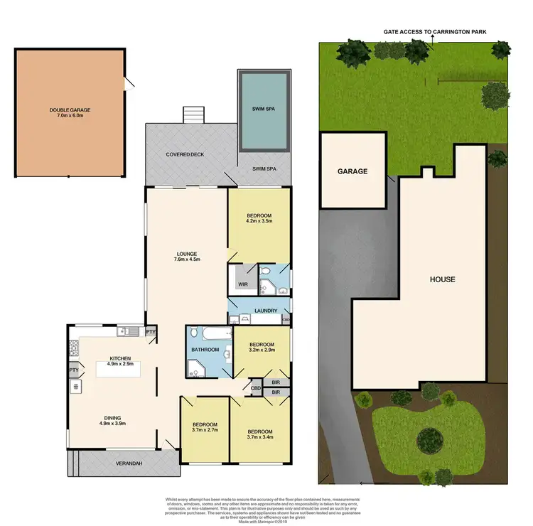 Floorplan of Homely house listing, 9 Harley Street, Knoxfield VIC 3180