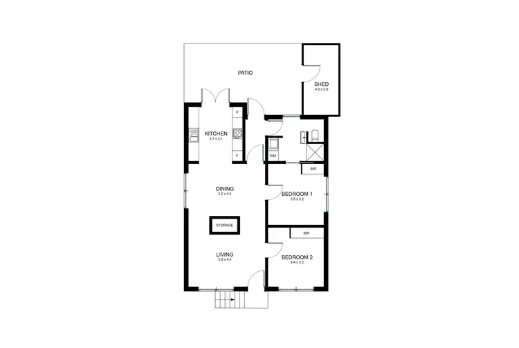 Floorplan of Homely house listing, 1 Collins Street, South Launceston TAS 7249