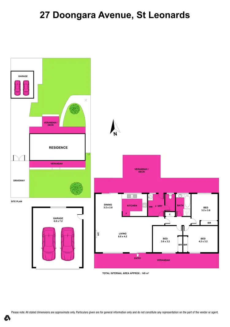 Floorplan of Homely house listing, 27 Doongara Avenue, St Leonards VIC 3223