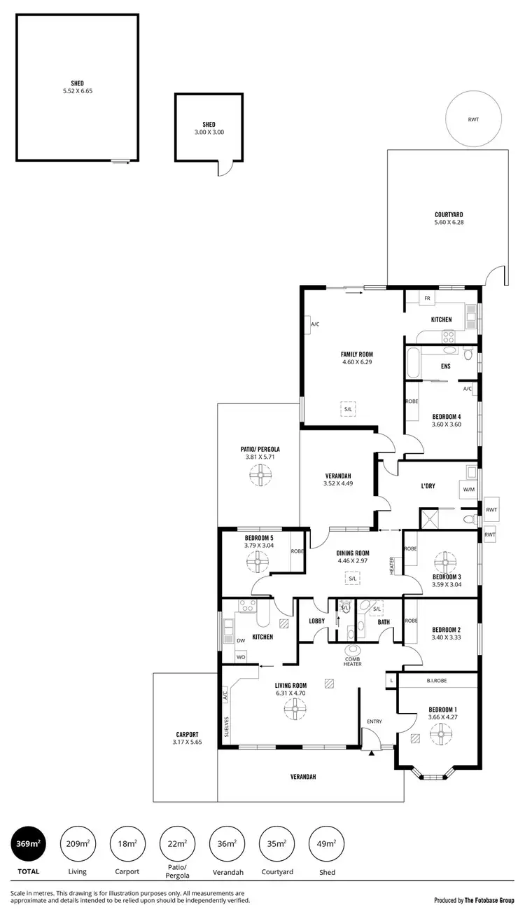 Floorplan of Homely house listing, 5 Matheson Avenue, Findon SA 5023