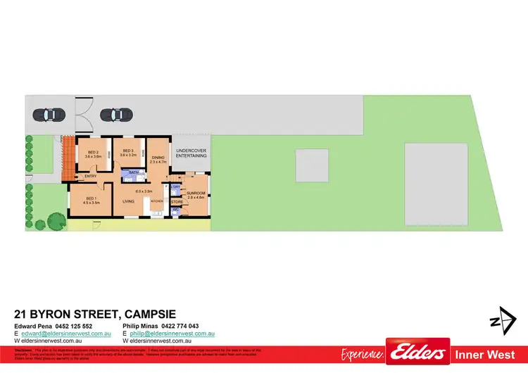 Floorplan of Homely house listing, 21 Byron Street, Campsie NSW 2194