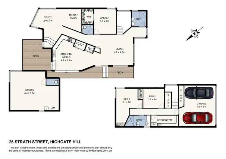 Floorplan of Homely house listing, 26 Strath Street, Highgate Hill QLD 4101