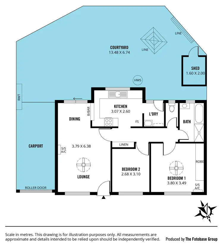 Floorplan of Homely unit listing, 6/32 Richards Drive, Morphett Vale SA 5162