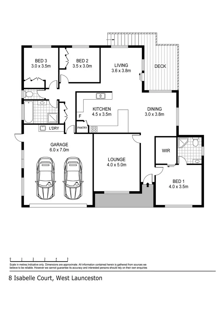 Floorplan of Homely house listing, 8 Isabelle Court, West Launceston TAS 7250