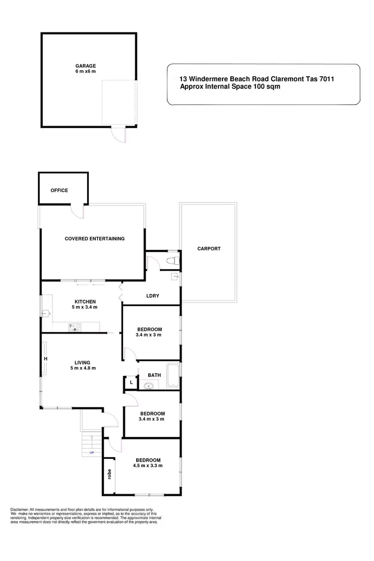 Floorplan of Homely house listing, 13 Windermere Beach Road, Claremont TAS 7011