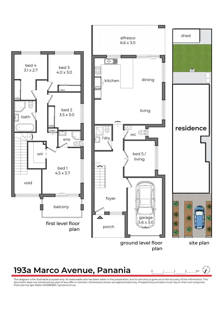Floorplan of Homely house listing, 193a Marco Avenue, Panania NSW 2213