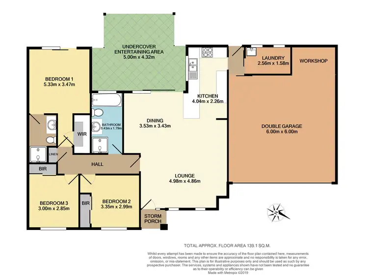 Floorplan of Homely villa listing, 1/93 Avondale Rd, Avondale NSW 2530