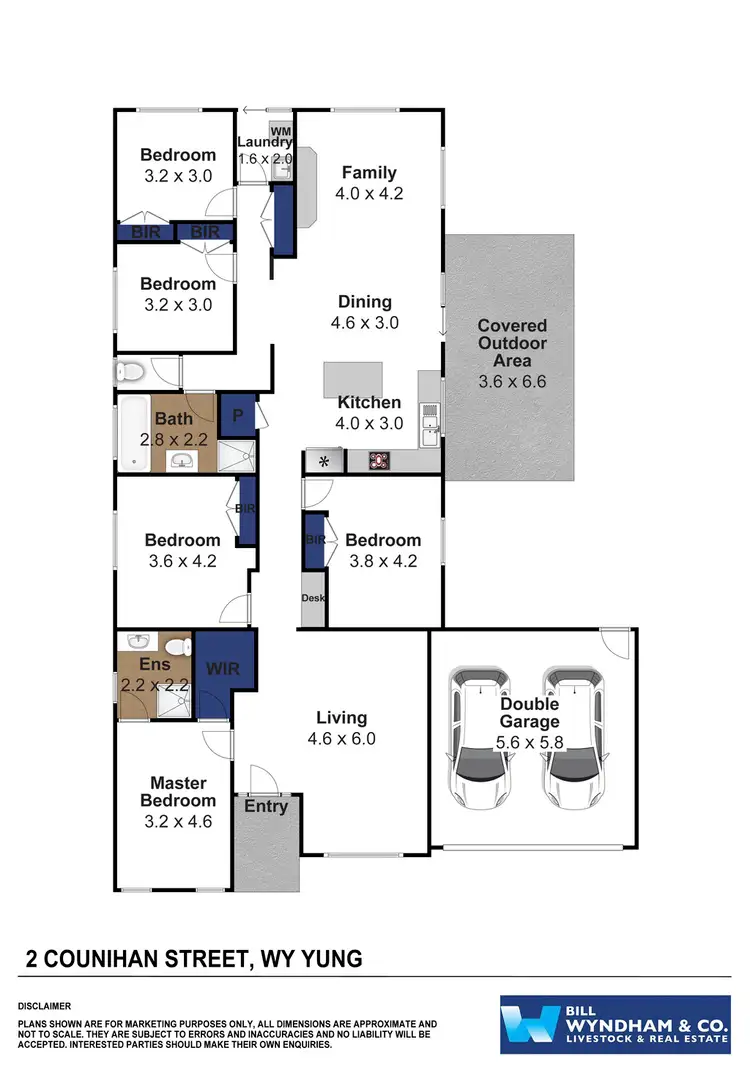 Floorplan of Homely house listing, 2 Counihan Street, Wy Yung VIC 3875