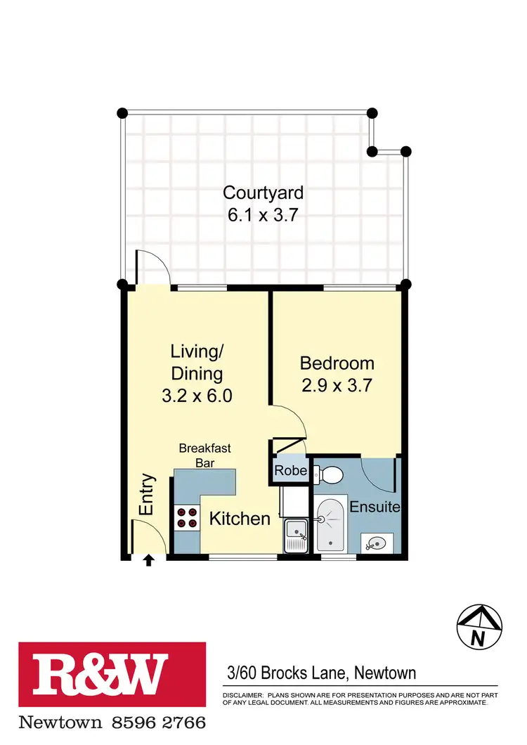 Floorplan of Homely apartment listing, 3/60 Brocks Lane, Newtown NSW 2042
