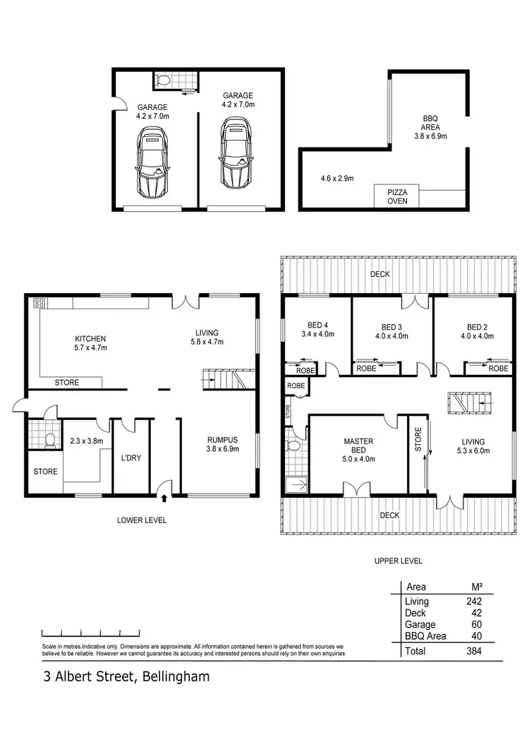 Floorplan of Homely house listing, 3 Albert Street, Bellingham TAS 7254