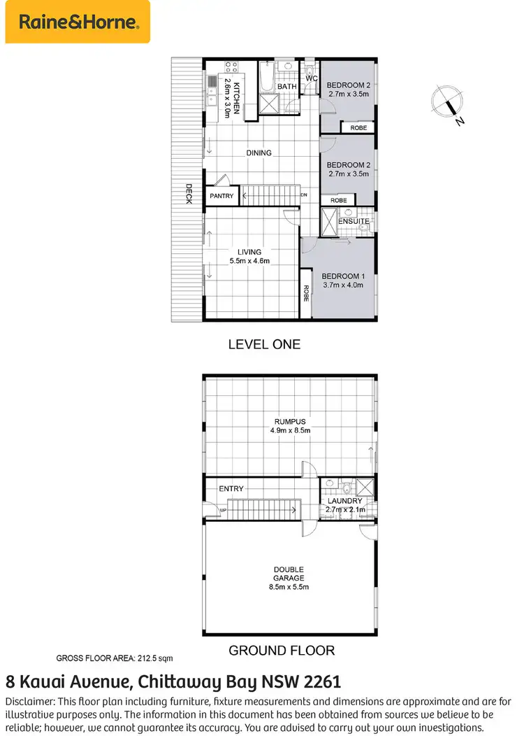Floorplan of Homely house listing, 8 Kauai Avenue, Chittaway Bay NSW 2261