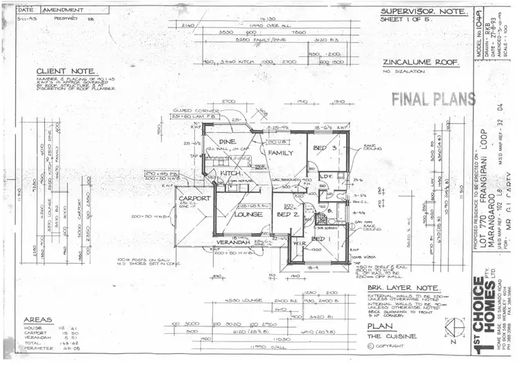 Floorplan of Homely house listing, 34 Frangipani Loop, Marangaroo WA 6064