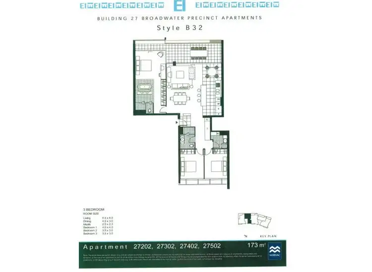 Floorplan of Homely apartment listing, 26303/2 Ephraim Island Parade, Paradise Point QLD 4216